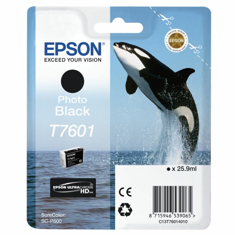 Original Ink Cartridge Epson T7601 Black