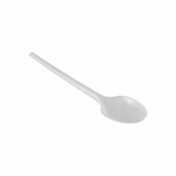 Set of Spoons Algon Reusable White 20 Units 16,5 cm