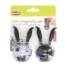 Salt and pepper set Mini Magnetics ABS (2 Units)