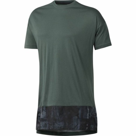 Men’s Short Sleeve T-Shirt Reebok Essentials  Green