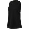 Women's Sleeveless T-shirt Reebok Burnout Black