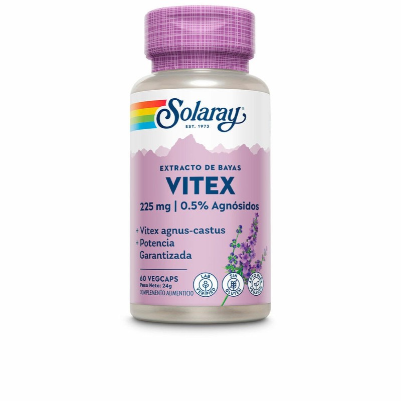 Food Supplement Solaray Vitex 60 Units