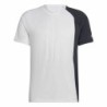 Men’s Short Sleeve T-Shirt Adidas  ColourBlock White