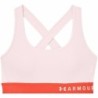 Sports Bra Under Armour Mid Crossback Pink