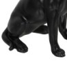 Decorative Figure Black Golden Dog 17 x 11,7 x 25,5 cm