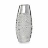 Vase Width Silver Ceramic 7 x 29,5 x 14 cm (6 Units)