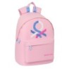 Laptop Backpack Benetton Pink Pink 31 x 41 x 16 cm