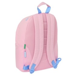 Laptop Backpack Benetton Pink Pink 31 x 41 x 16 cm