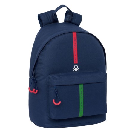 Laptop Backpack Benetton Italy Navy Blue 31 x 41 x 16 cm