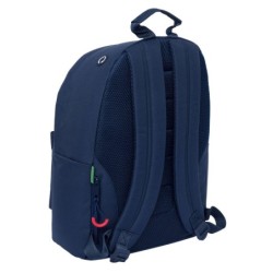 Laptop Backpack Benetton Italy Navy Blue 31 x 41 x 16 cm