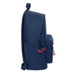 Laptop Backpack Benetton Italy Navy Blue 31 x 41 x 16 cm