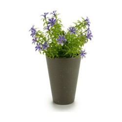 Decorative Plant Flower Plastic 12 x 19 x 12 cm (12 Units)