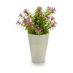 Decorative Plant Flower 12 x 20 x 12 cm Plastic (12 Units)