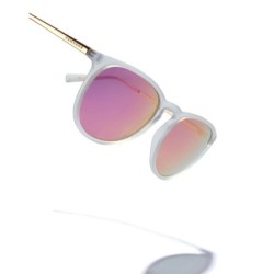 Unisex Sunglasses Hawkers OLLIE Transparent Rose gold Ø 49,5 mm Pink