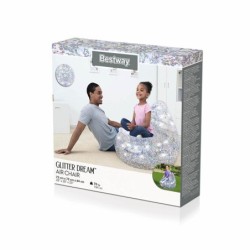 Inflatable Armchair Bestway Glitter 72 x 72 x 64 cm