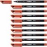 Permanent marker Stabilo OHPen Red 10 Pieces