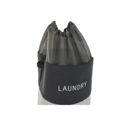 Laundry basket DKD Home Decor Black Pink Grey 45 x 45 x 60 cm (2 Units)