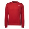 Men’s Sweatshirt without Hood Reebok RI FT LEFT CHEST IL4041  Red