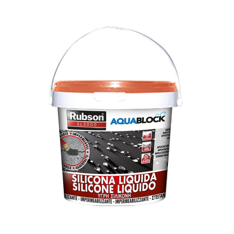 Silicone Rubson aquablock 1 kg Terracotta colour