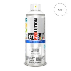 Spray paint Pintyplus Evolution RAL 9010 Matt Water based Pure White 400 ml