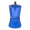 Italian Coffee Pot Oroley Petra 6 Cups Blue Aluminium