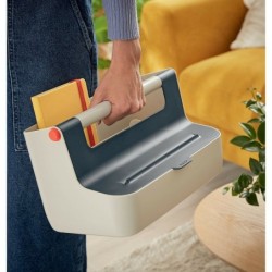 Storage Box Leitz Cosy Grey ABS 21,4 x 19,6 x 36,7 cm Carrying handle