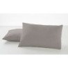 Pillowcase Alexandra House Living Dark grey 50 x 80 cm (2 Units)