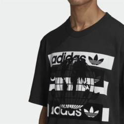 Men’s Short Sleeve T-Shirt Adidas R.Y.V. Message Black