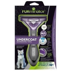 Brush Furminator FUR151326 Cat Large Black