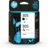 Original Ink Cartridge HP 6ZD17AE 301 Black Tricolour Multicolour