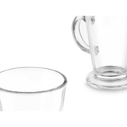 Wineglass Cafe Latte Transparent Glass 280 ml (24 Units)