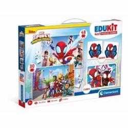 Educational Game Clementoni Coffret Spidey 4 en 1 (FR)