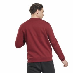 Men’s Sweatshirt without Hood Reebok Vector Crew Maroon Brown