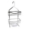 Shower Hanger Confortime Chromed Aluminium Silver 27,5 x 12,5 x 63 cm (4 Units)