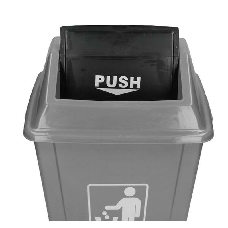 Rubbish bin Q-Connect KF16747 Plastic 40 L Grey