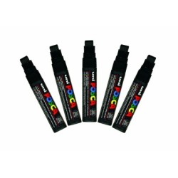 Felt-tip pens POSCA PC-17K Black (5 Units)