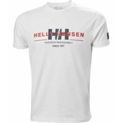 Men’s Short Sleeve T-Shirt RWB GRAPHIC Helly Hansen 53763 001 White