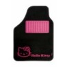 Car Floor Mat Set Hello Kitty Black Pink (4 pcs)