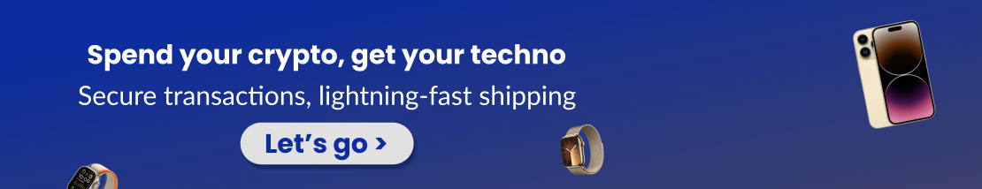 Spend your crypto, get your techno